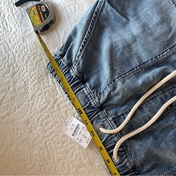 NWT J Crew Factory Relaxed Denim Drawstring Shorts - Picture 8 of 8